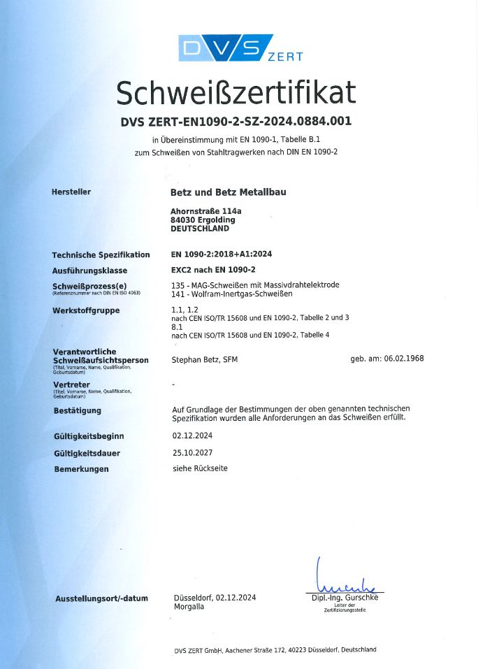 DVS-Schweisszertifikat PDF-Datei